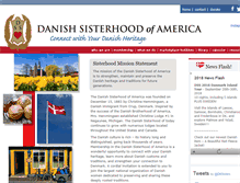 Tablet Screenshot of danishsisterhood.org